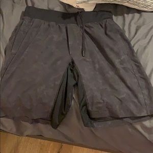 Lulu lemon athletic shorts. Black reflective